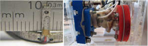 Titanium aortic valve commissural force transducer (3D printed). Photos: Peter Johansen, AU.